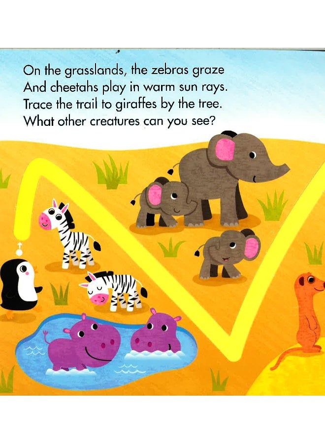 Follow Me: Animal Adventure: Trace The Trails With Your Finger To Get Home Board Book English - 1 Feb 2019 - Image 5