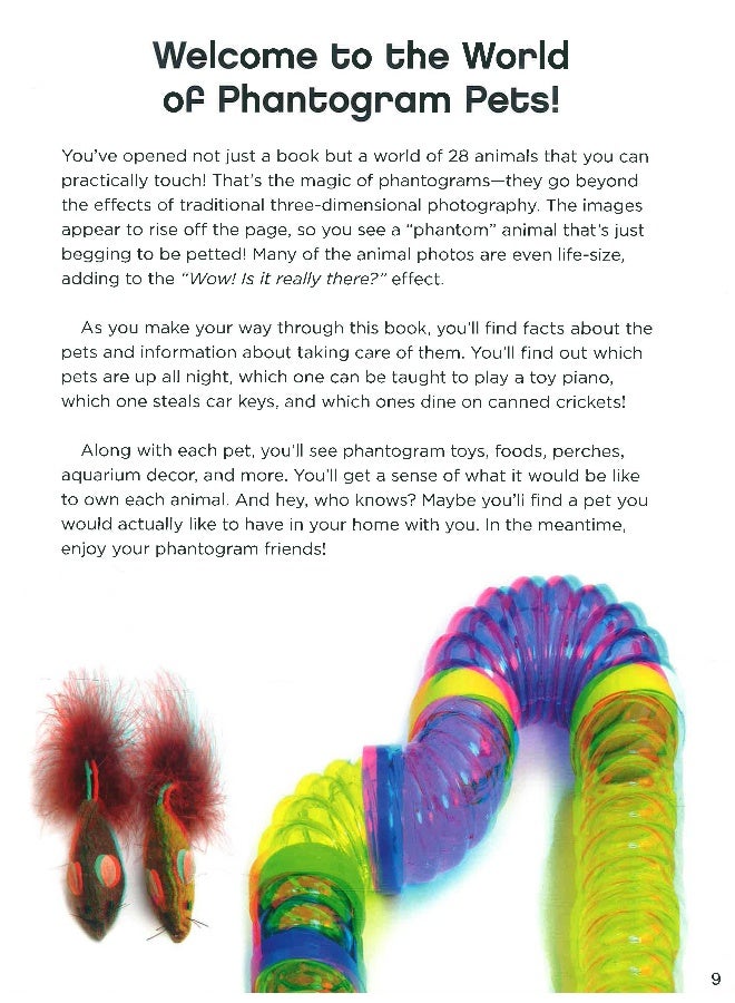 Eye-Popping 3-D Pets: Phantogram Animals You Can Practically Pet! Hardcover English by Barry Rothstein - 30 Oct 2009 - Image 4
