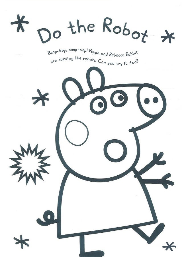 Peppa Pig - Let's Dance - Colouring Book Paperback English by Penguin - Image 3