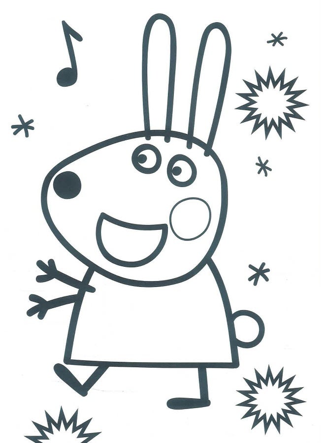 Peppa Pig - Let's Dance - Colouring Book Paperback English by Penguin - Image 4