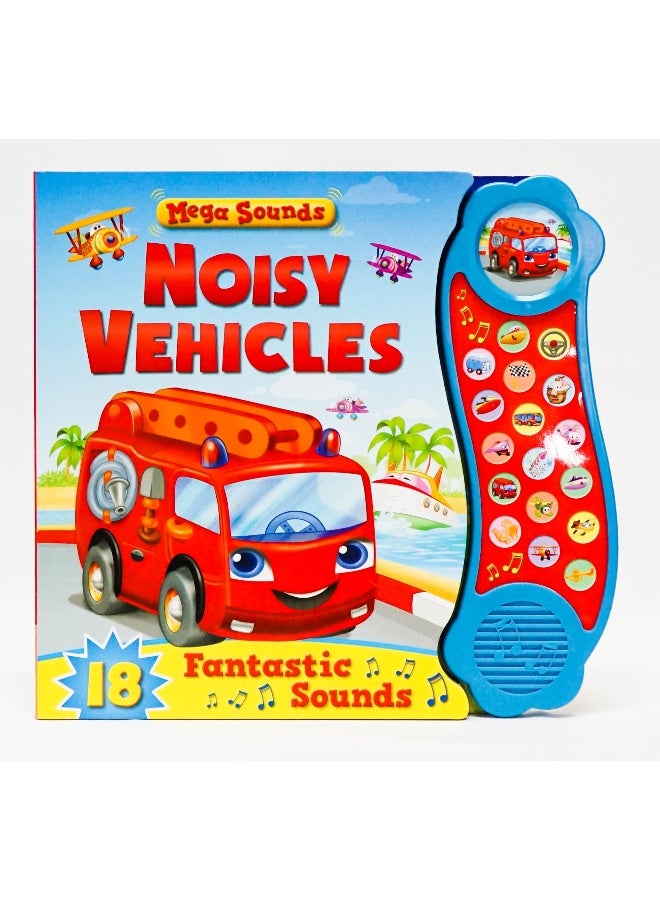 Mega Sounds: Noisy Vehicles Board Book English - Image 1