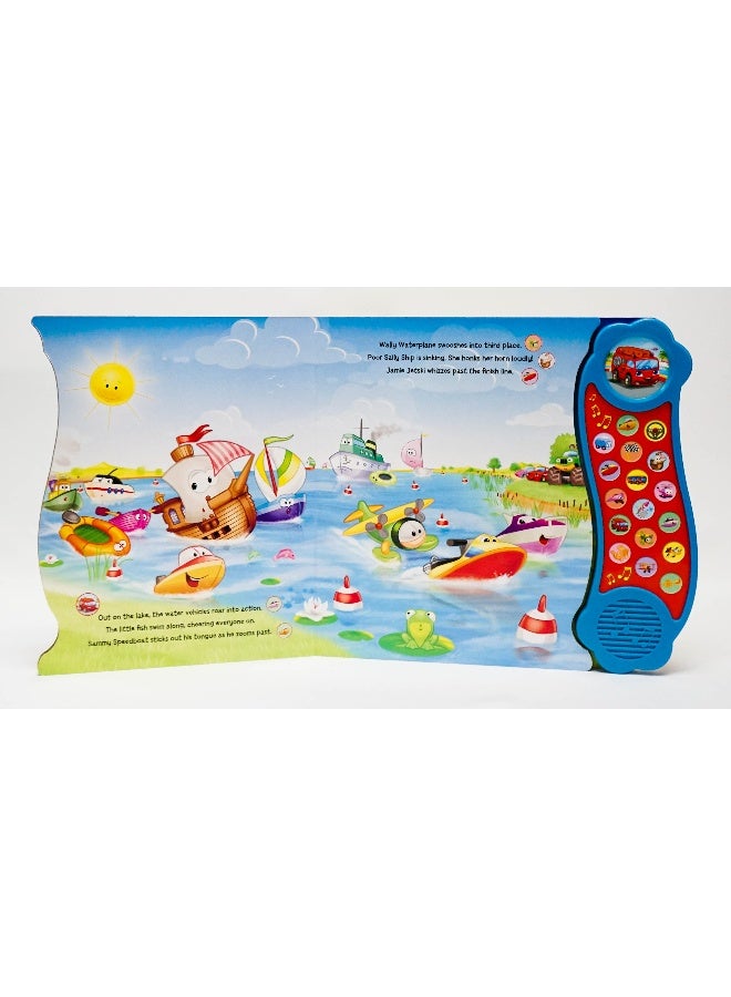 Mega Sounds: Noisy Vehicles Board Book English - Image 4