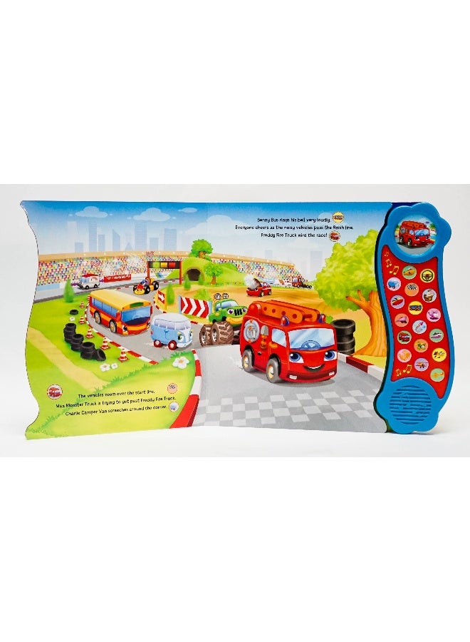 Mega Sounds: Noisy Vehicles Board Book English - Image 3