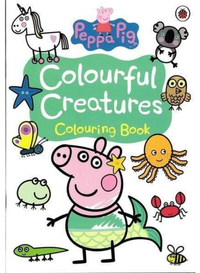 Peppa Pig - Colourful Creatures - Colouring Book Paperback English by Penguin