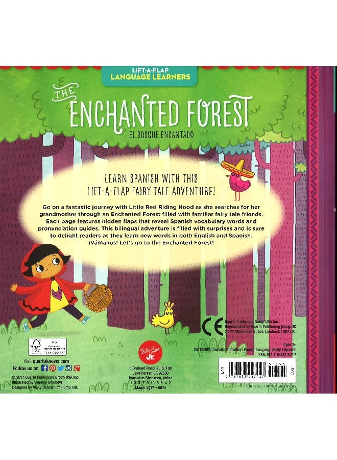 Lift-A-Flap Language Learners: The Enchanted Forest Hardcover English by Samantha Chagollan Evgenia Golubeva - Image 2