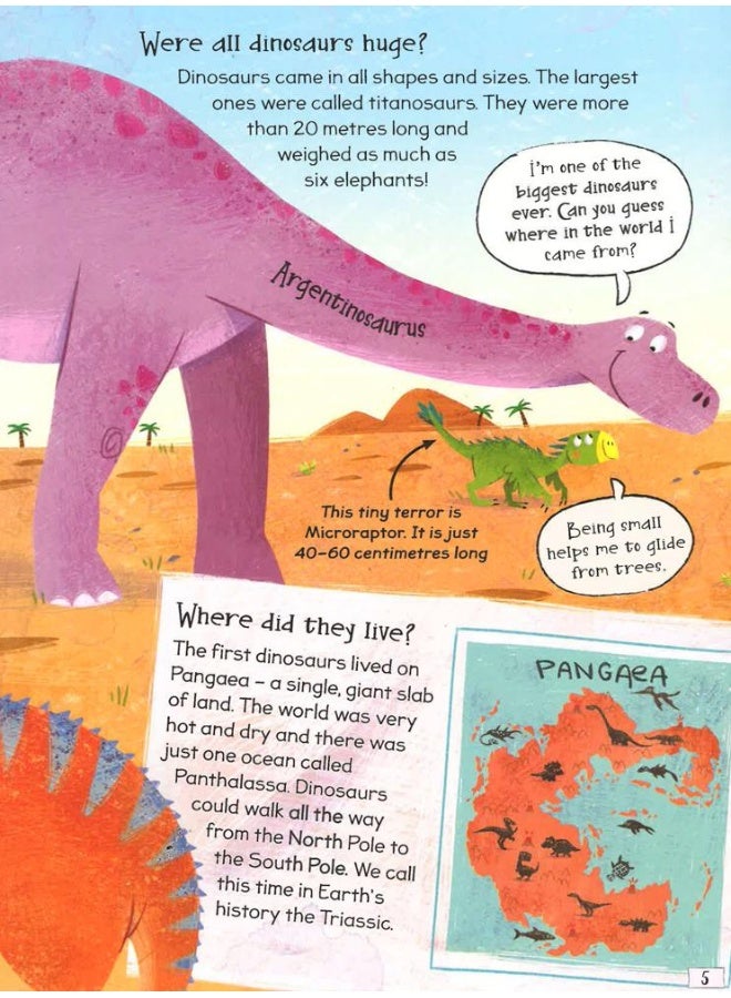 Curious Questions And Answer About Dinosaurs Hardcover English by Camilla de La Bedoyere - 12 Sep 2019 - Image 4