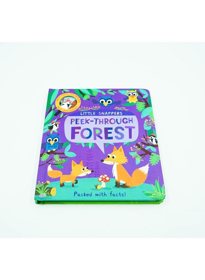 Little Snappers Peep Through: Forest Board Book English by Little Tiger Press - Image 1