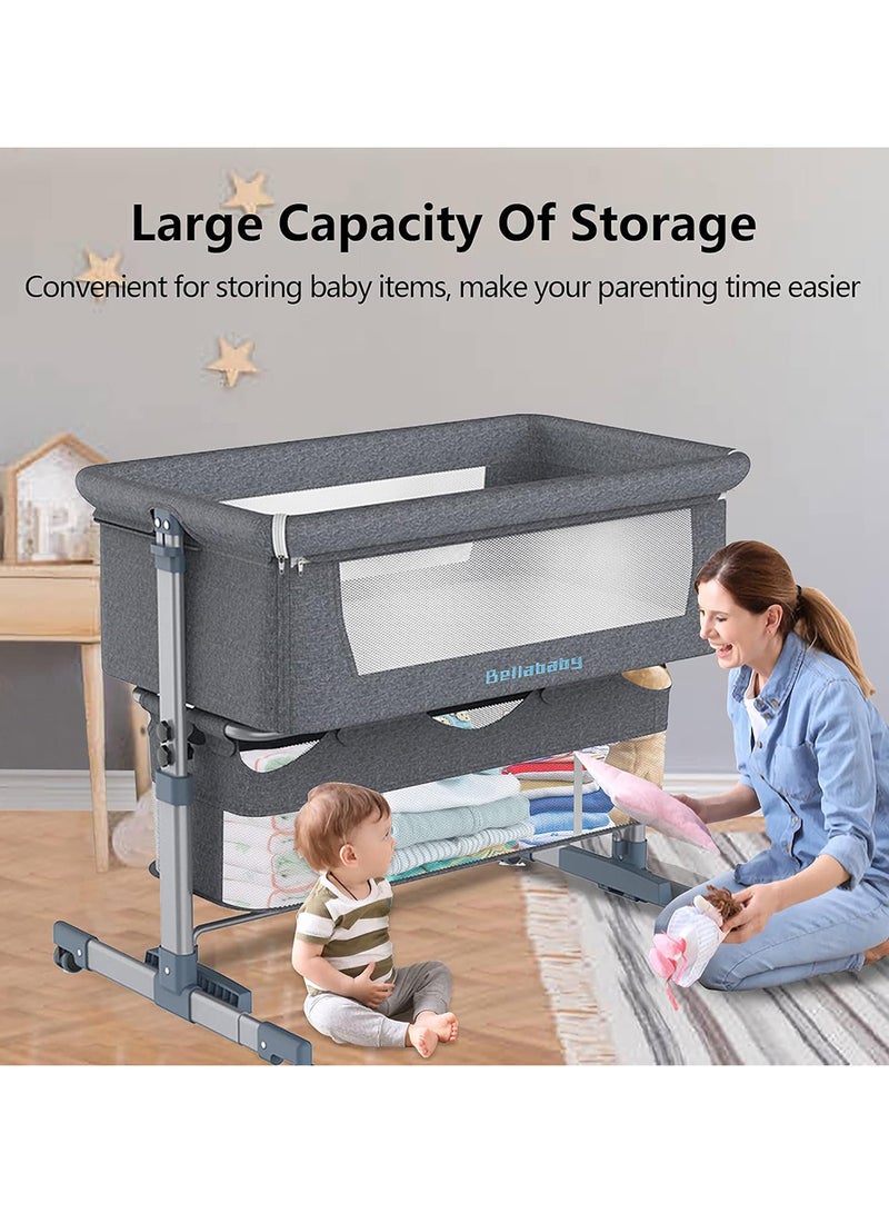 Baby love Baby Cot Bed With Softly Padded Side, Premium Quality Material and Long Lasting Durability  - Image 3