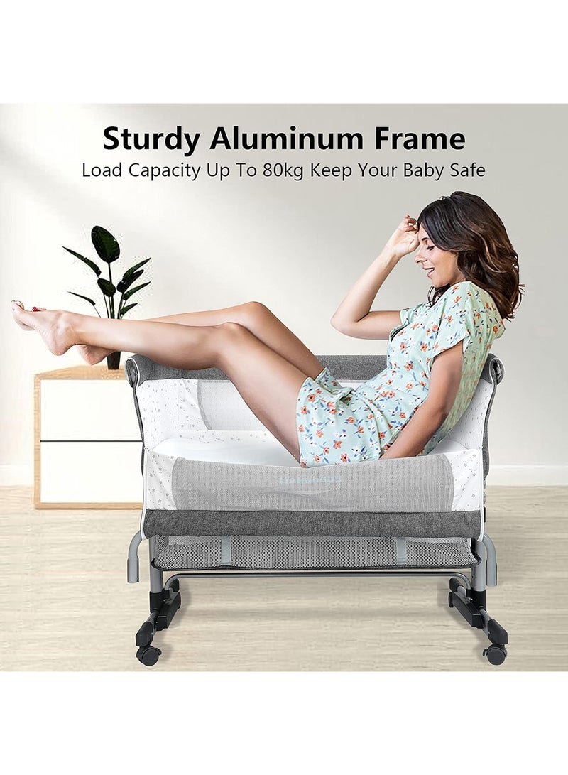 Baby love Baby Cot Bed With Softly Padded Side, Premium Quality Material and Long Lasting Durability  - Image 4