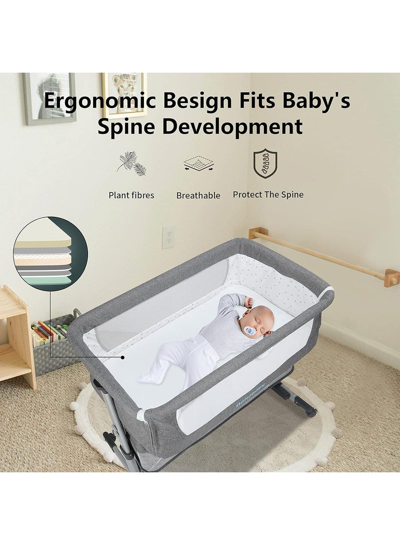 Baby love - Baby Cot Bed With Softly Padded Side, Premium Quality Material and Long Lasting Durability - Image 1