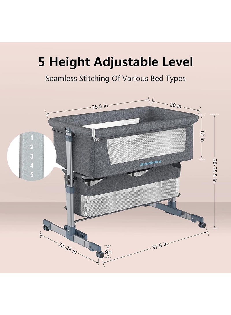 Baby love - Baby Cot Bed With Softly Padded Side, Premium Quality Material and Long Lasting Durability - Image 1