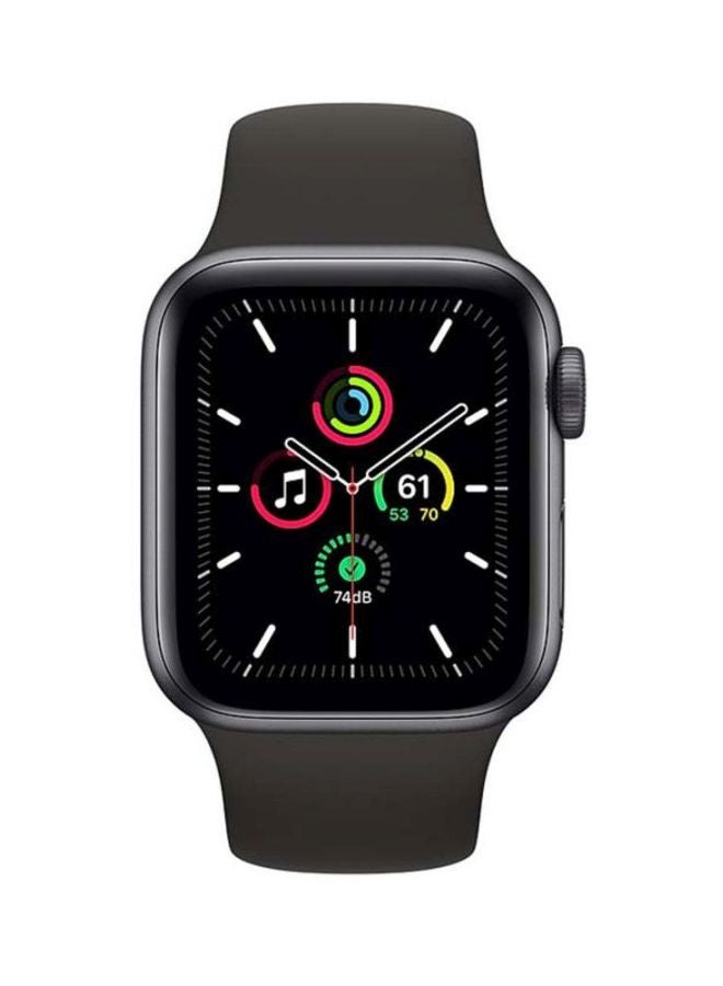 Apple Renewed - Watch SE-44 mm GPS Space Gray Aluminium Case with Sport Band Black  - Image 2