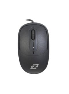 Zero USB Wired Optical Mouse Black  - Image 1