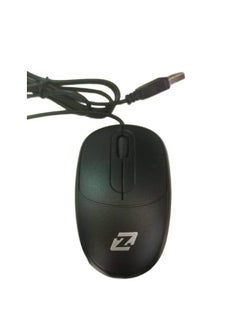 Zero USB Wired Optical Mouse Black  - Image 2