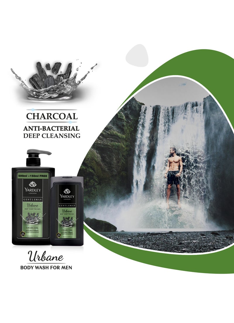 Yardley Gentleman Urbane  Body Wash 180ml - Image 3