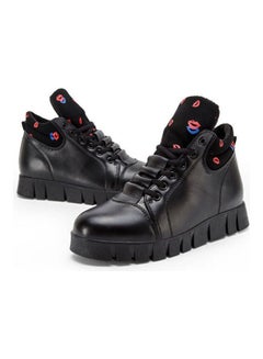 Lace-Up Casual Boots Black - pnsku/N42713205V/45/_/1734590015/217a8441-5ef3-41d9-8f46-d867f9e7f524