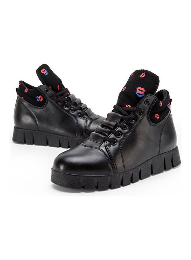 Beauenty Lace-Up Casual Boots Black  - Image 3