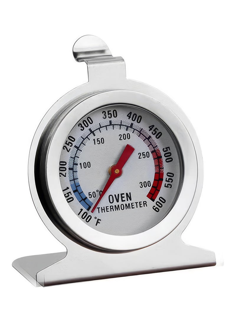 Cuisine Art 2-Pack Stainless Steel Refrigerator Thermometer, Fridge & Freezer Temperature Monitor, Analog Gauge with Easy-Read Dial, Durable Kitchen Safety Tool ,Refrigerator Thermometer, Fridge Temperature Monitor, Freezer Thermometer, Stainless Steel Fridge Gauge, Kitchen Safety Tool, Analog Refrigerator Thermometer, Cold Storage Monitor, Food Safety Thermometer, Kitchen Gadgets, Set of 2 Fridge Thermometer, Household Temperature Gauge, UAE Kitchen Accessories. Silver 7.50x6.30x7.00cm Silver 7.50*6.30*7.00cm - Image 5