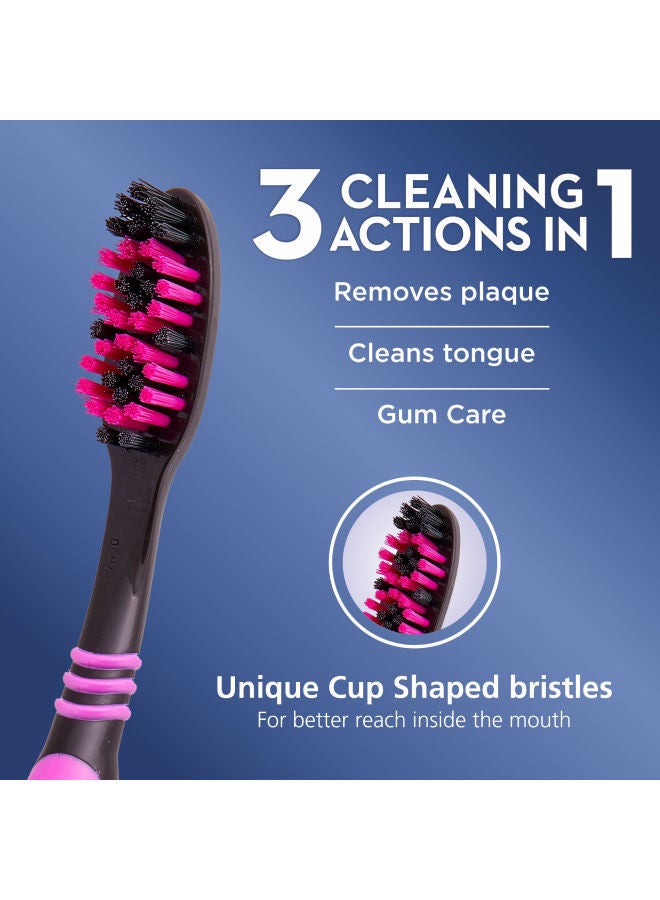 Oral-B - Surrounding Clean 40 Medium 3 Counts Multicolour 100grams - Image 1
