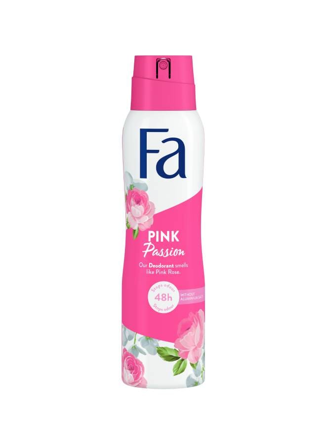 Fa Passion Anti-Perspirant Deodorant Spray Pink 150ml - Image 1