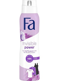 Fa Invisible Power  Anti-Perspirant Deodorant Spray White/Black 150ml  - Image 1
