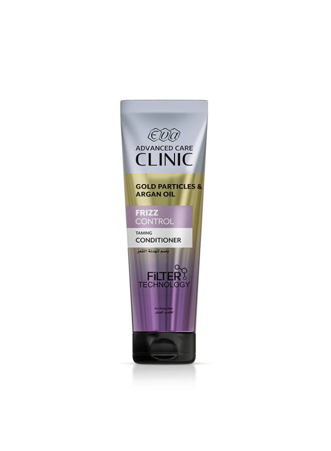 Clinic Frizz Control Conditioner with Argan Oil & Gold Particles for Frizzy Hair 230ml