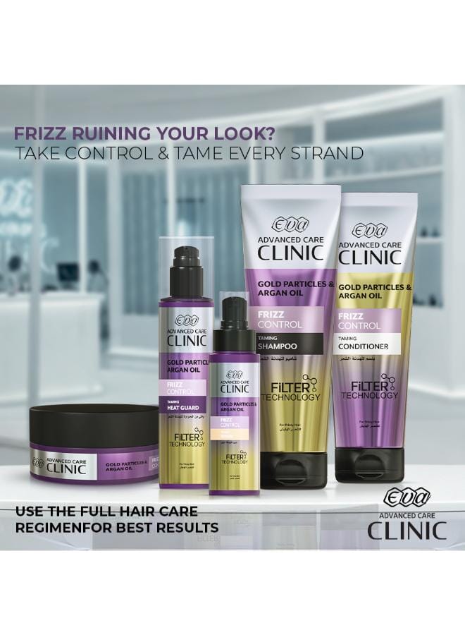 Eva Clinic Frizz Control Conditioner with Argan Oil & Gold Particles for Frizzy Hair 230ml - Image 2