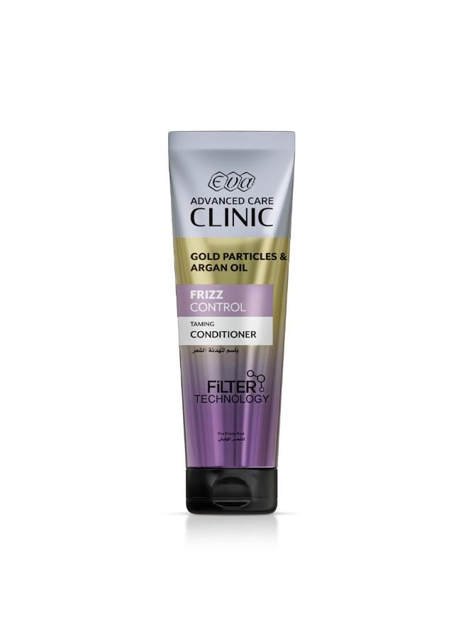 Eva Clinic Frizz Control Conditioner with Argan Oil & Gold Particles for Frizzy Hair 230ml - Image 1