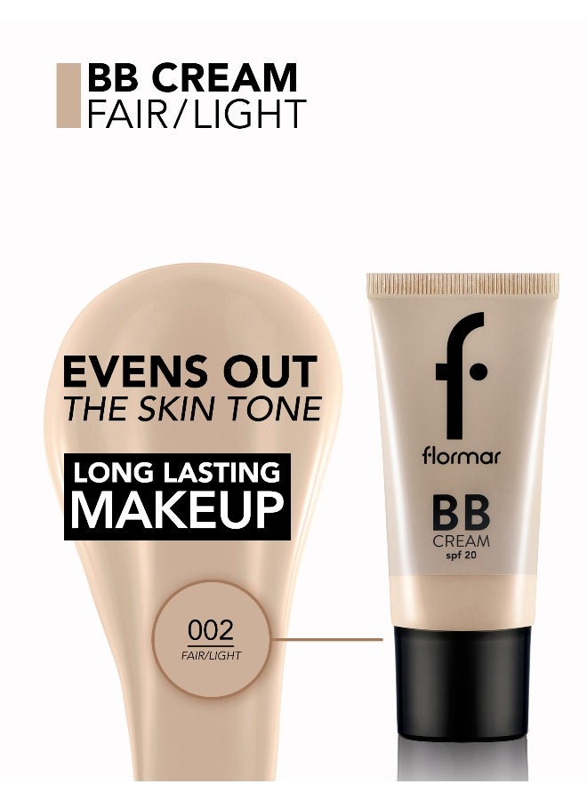 flormar BB Cream – BB02 Fair/Light – Lightweight BB Formula, Buildable Coverage, Soft Natural Finish Fair Light 002 - Image 4