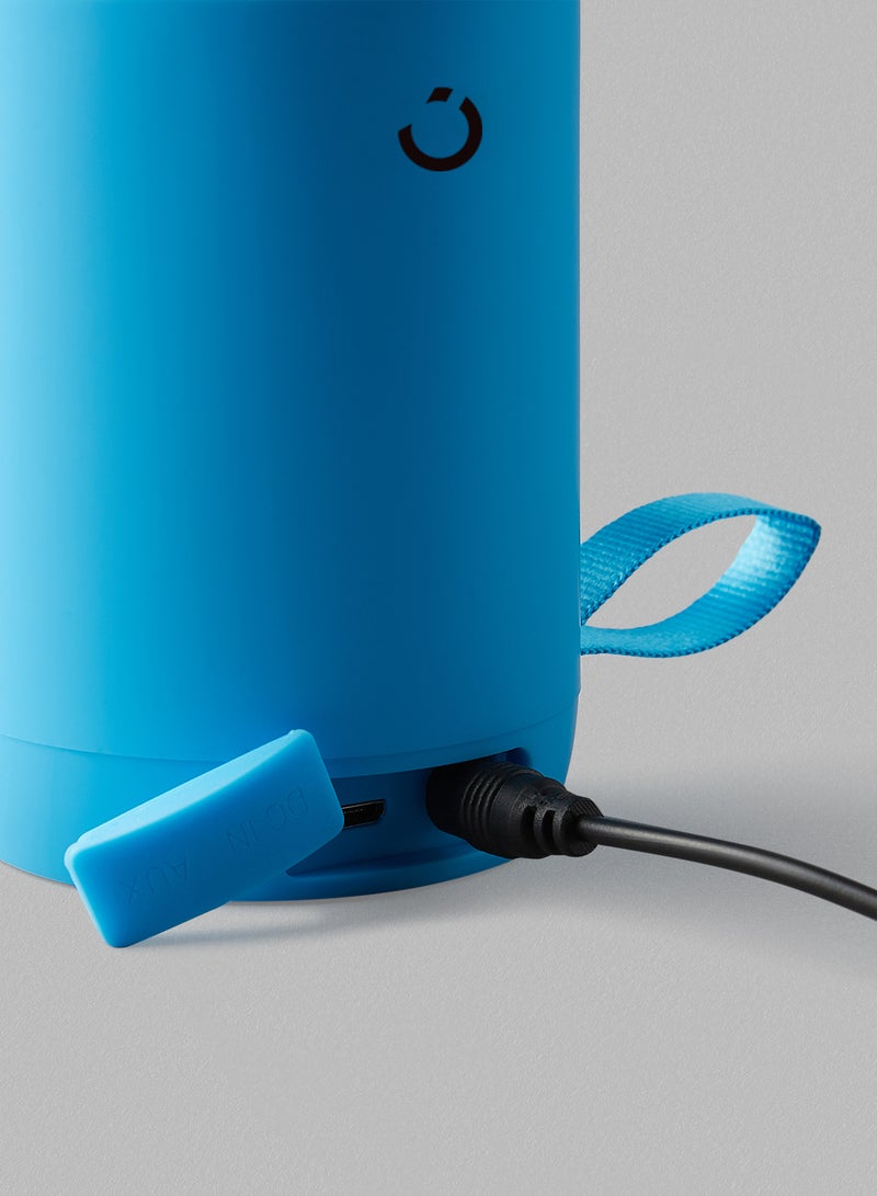 5W Portable Bluetooth Speaker with Attached Strap - Blue
