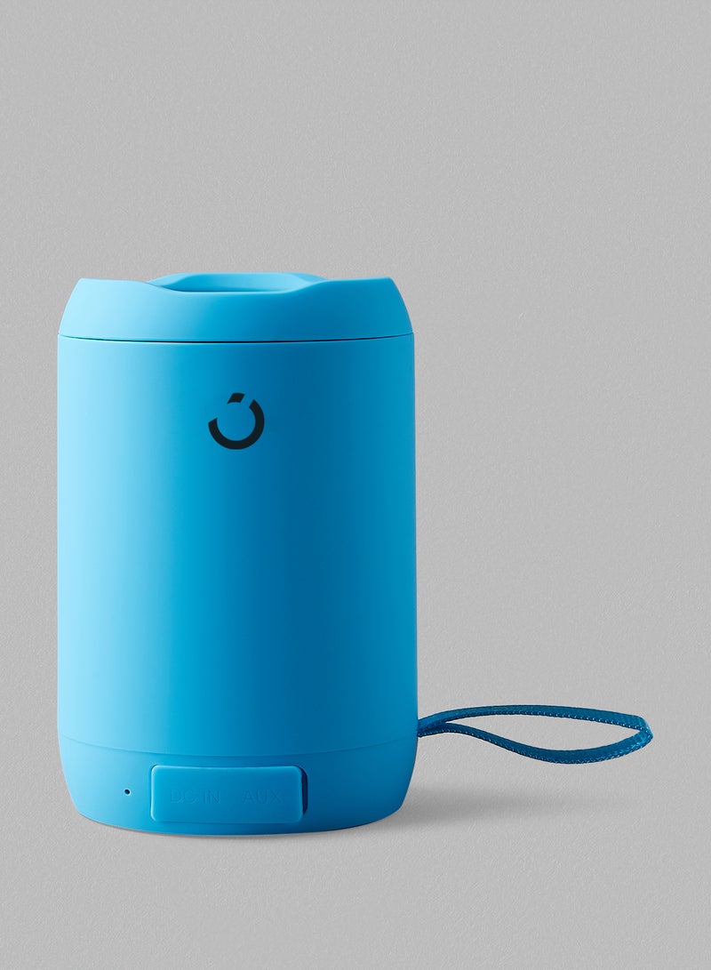 5W Portable Bluetooth Speaker with Attached Strap - Blue