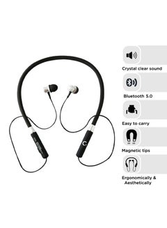 Noon East Beatloop In Ear Wireless Bluetooth Neckband - With BT 5.0 Earbuds Black/Silver  - Image 5