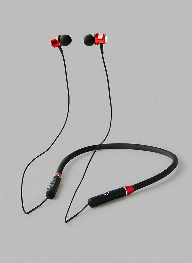 Noon East Beatloop In Ear Wireless Bluetooth Neckband - With BT 5.0 Earbuds Black/Red  - Image 2