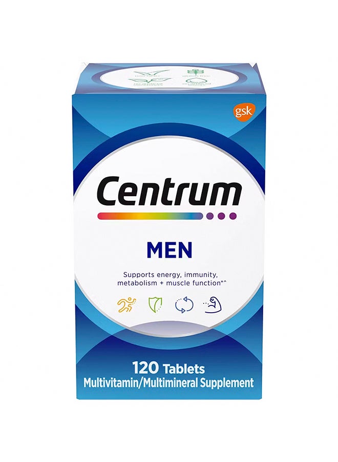 سنتروم مكمل غذائي متعدد الفيتامينات والمعادن من 120 قرص - Image 1