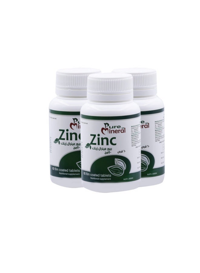 Sulinda Pure Zn – Mineral Zinc 50 mg – 60 Tablets - Image 1