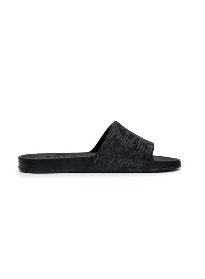 Onda Glasgow Slip On Slides Black  - Image 3