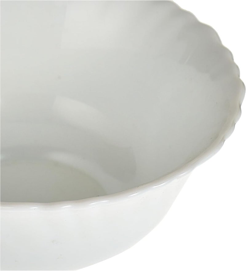 BOROSIL LARAH FLUTED WHITE OPAL SOUP BOWL 5INCH (12.5 CM), WHITE, 5SBFLPW, 1 PC white 12.5cm - Image 3
