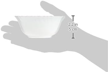 BOROSIL LARAH FLUTED WHITE OPAL SOUP BOWL 5INCH (12.5 CM), WHITE, 5SBFLPW, 1 PC white 12.5cm - Image 4