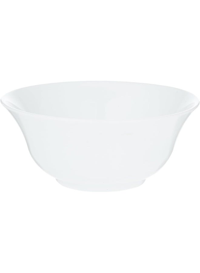 BOROSIL LARAH PLANO WHITE OPAL SOUP BOWL 5 INCH (12.5 CM) white 12.5cm - Image 1
