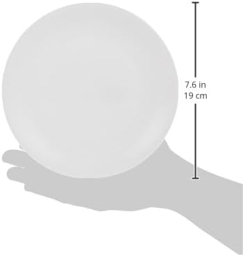 BOROSIL LARAH PLANO WHITE OPAL SIDE PLATE 7.5INCH (19 CM) white 19cm - Image 5