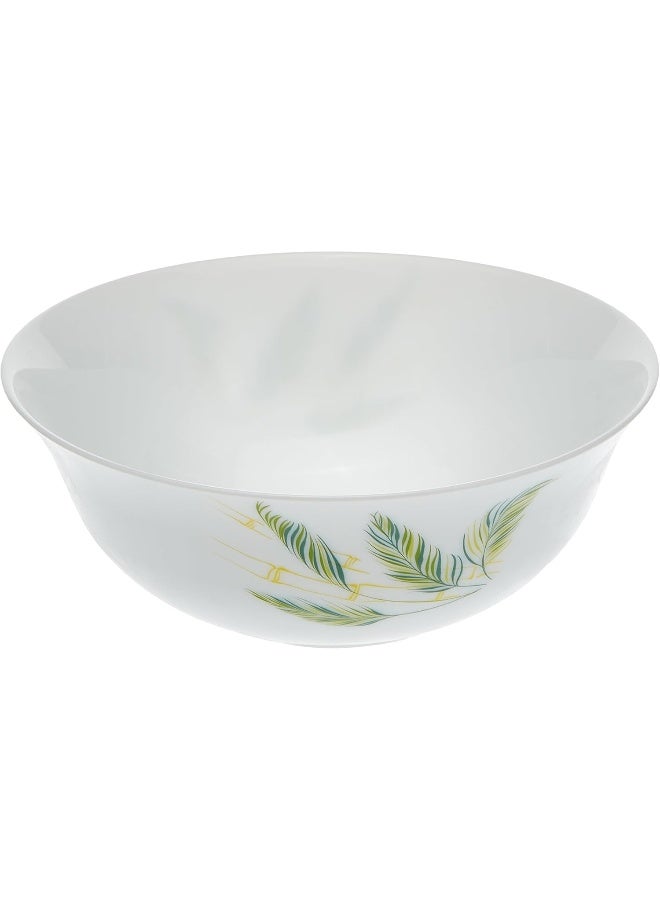 BOROSIL LARAH PLANO BREEZE OPAL SERVING BOWL 8' (20 CM), WHITE, 1 PC white 20cm - Image 1