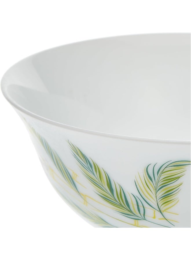 BOROSIL LARAH PLANO BREEZE OPAL SERVING BOWL 8' (20 CM), WHITE, 1 PC white 20cm - Image 3