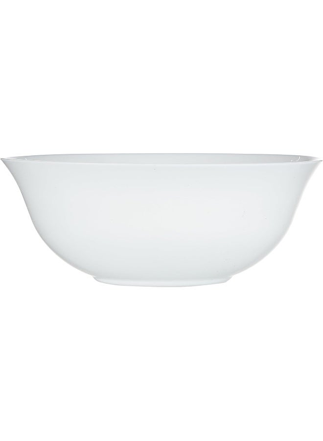 BOROSIL LARAH PLANO WHITE OPAL SERVING BOWL 8' (20 CM), WHITE, 8SRBPLPW, 1 PC white 20cm - Image 2