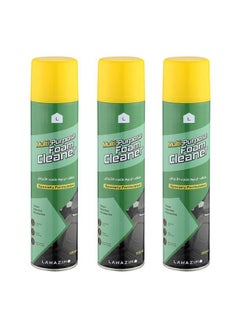 3-Piece Multi-Purpose Foam Cleaner Spray Set