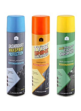 3-Piece Multi-Purpose Automotive Cleaning Spray Set - pnsku/N42936236A/45/_/1726579934/6fb18b50-442e-4bae-8144-ed2185ea951d