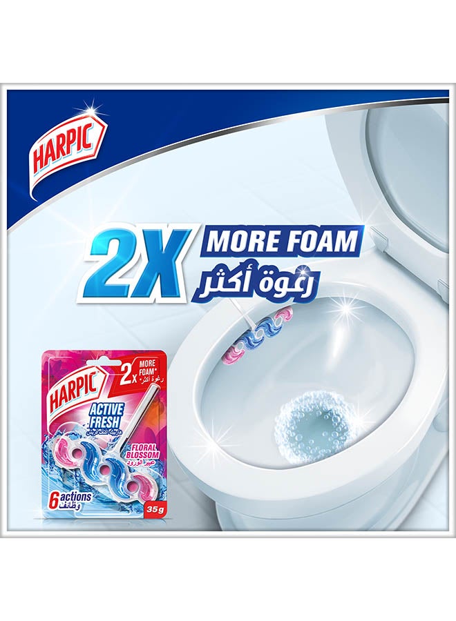 6 Actions Active Fresh Toilet Cleaner Rim Block Floral Blossam 35grams - pnsku/N42947929A/45/_/1716119744/3c203832-9638-4136-a0ac-bc66c55eae53