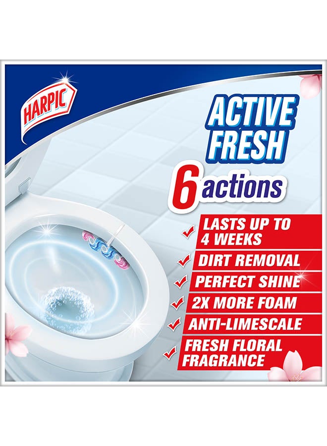 6 Actions Active Fresh Toilet Cleaner Rim Block Floral Blossam 35grams - pnsku/N42947929A/45/_/1716119791/1d417e5f-8faf-405a-92a0-d7cafce74ee2