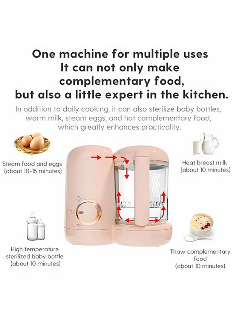 Generic - Baby Food Maker - Electric Steamer and Blender, Mini Food Grinder For Cooking and Mixing Supplements, Green - Image 1
