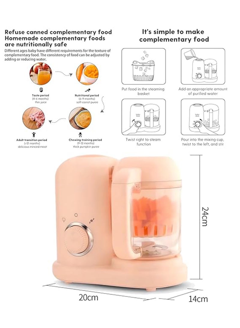 Generic - Baby Food Maker - Electric Steamer and Blender, Mini Food Grinder For Cooking and Mixing Supplements, Green - Image 1