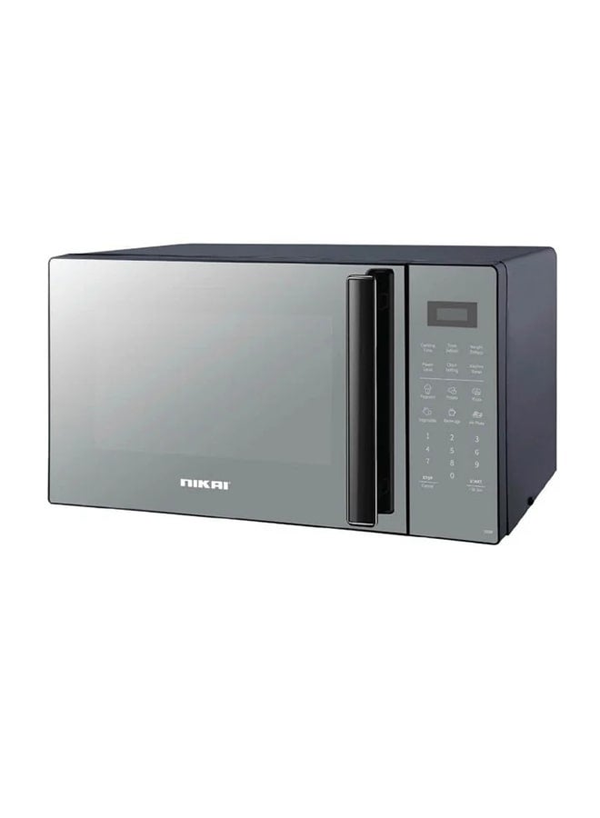 30 Liter Digital Micowave Oven, 900 Watts Power, 11 Power Levels, 6/7 Auto Menu, With Grill Function, Mirror Finish Door 30 L 900 W NMO303MDG Silver 